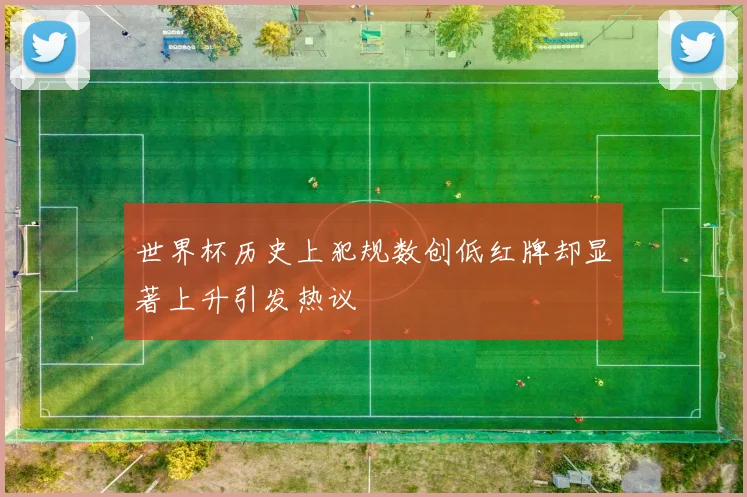 世界杯历史上犯规数创低红牌却显著上升引发热议